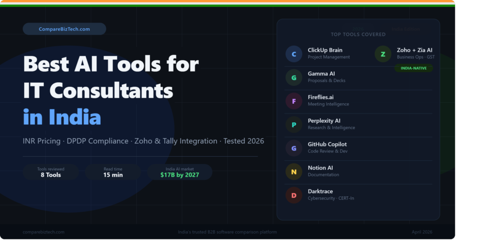 Best AI tools for IT consultants in India 2026 — CompareBizTech