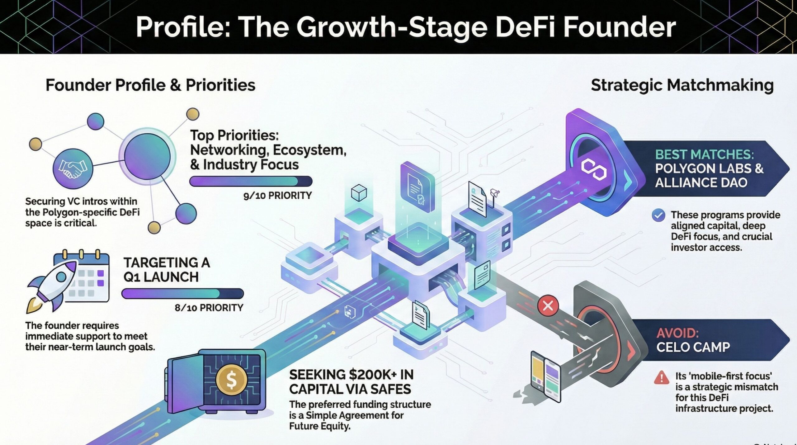 Growth-Stage DeFi Founder Strategy