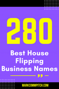 house flipping company names