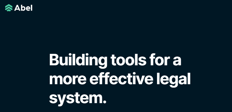 Abel AI offers specialized AI-driven workflows for legal professionals
