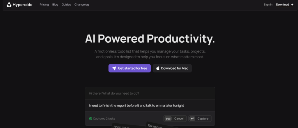 Hyperaide: Efficient Task and Project Management Tool
