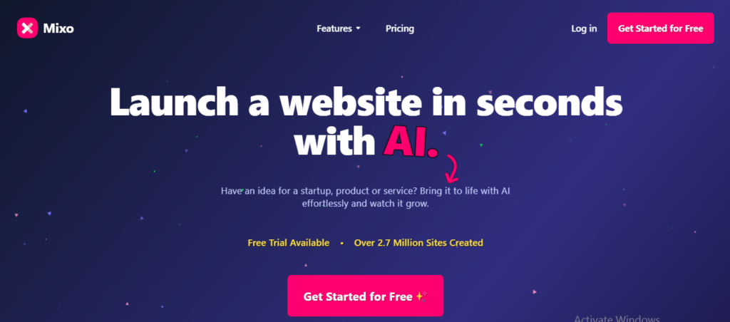 Mixo turns ideas into code-free websites