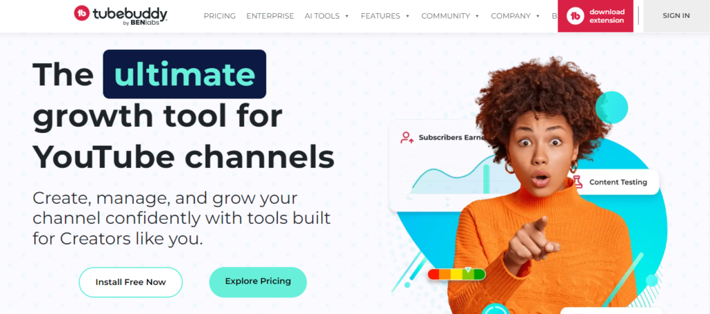 Boost your YouTube channel with TubeBuddy