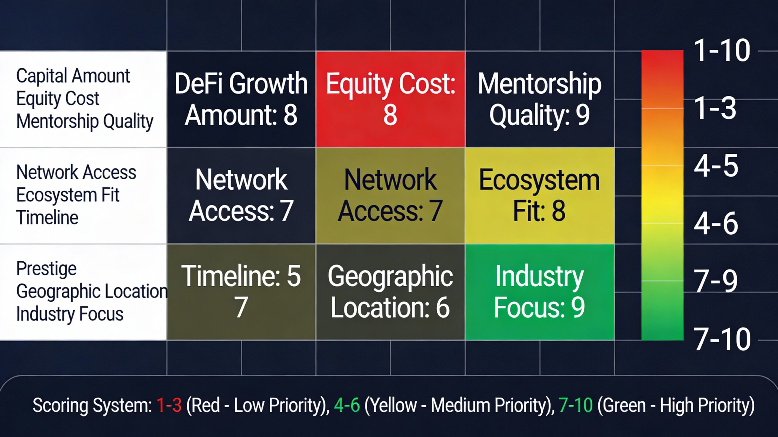 9 factors founders should score