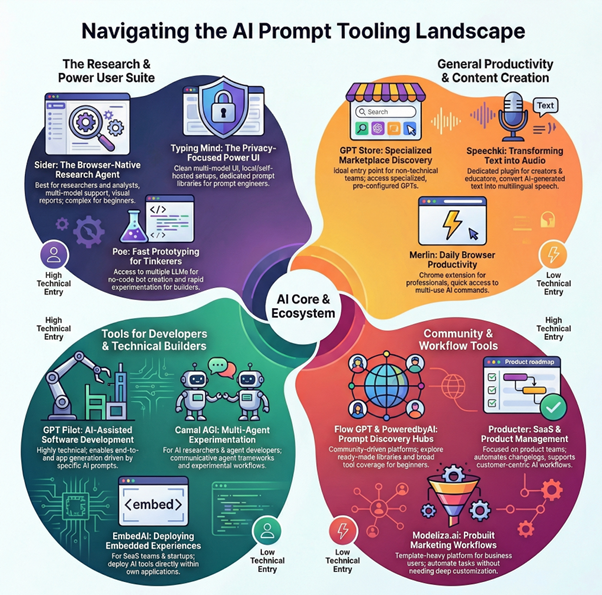 Best AI Prompt Engineering Tools comparison showing features, use cases, and prompt optimization capabilities for large language models